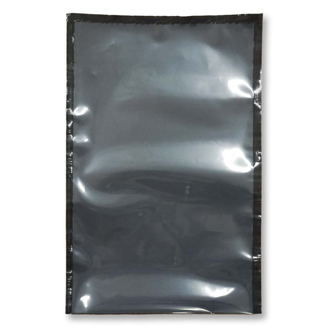  100 bolsas negras de 1.5 mil y 9 x 12 para pequeñas empresas,  bolsas de plástico negras brillante extragruesas con asas troqueladas,  bolsas de agradecimiento y para pequeñas empresas : Industrial